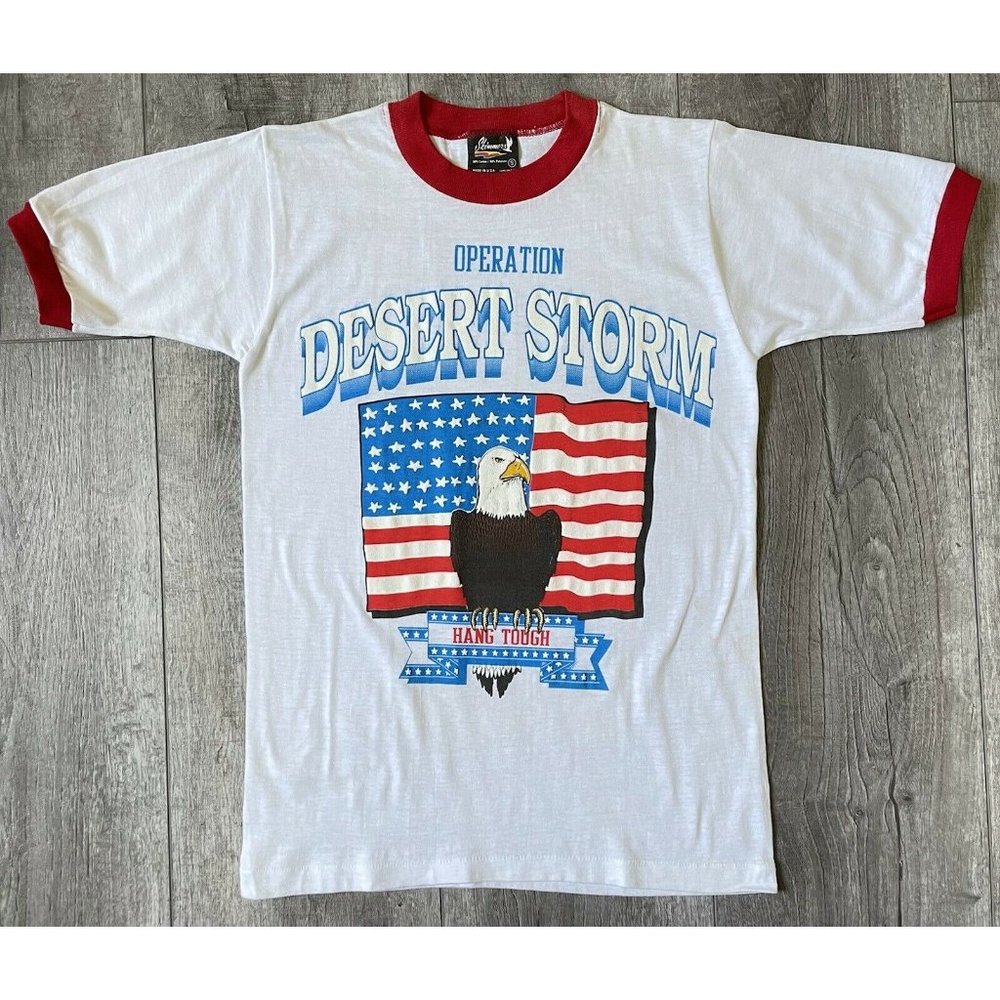 VTG Operation Desert Storm Hang Tough Eagle Americ